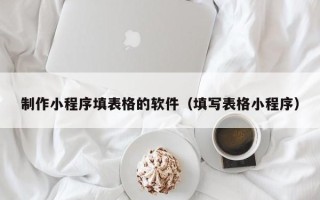 甘肃制作小程序填表格的软件（填写表格小程序）