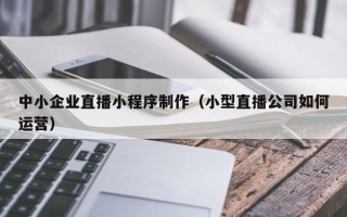 甘肃中小企业直播小程序制作（小型直播公司如何运营）